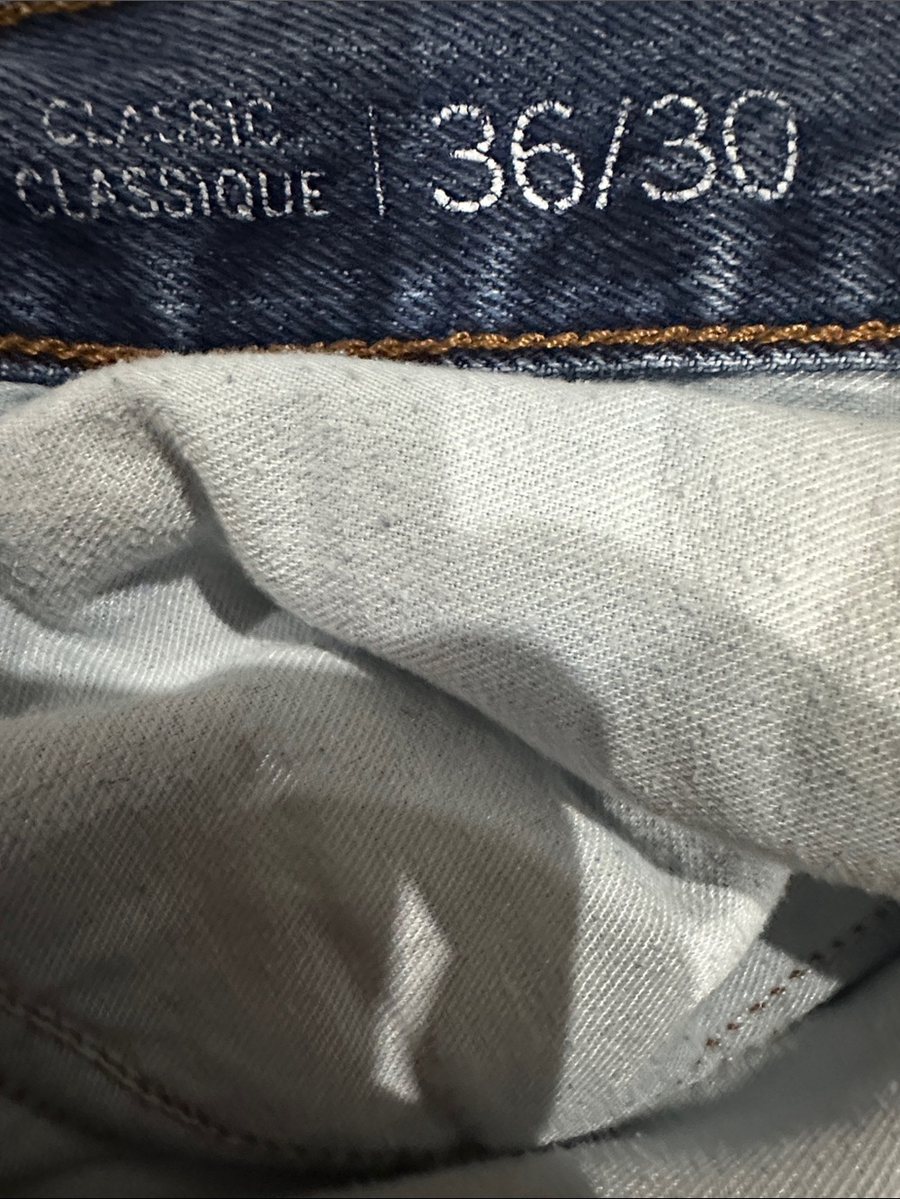TOMMY HILFIGER Y2K Men’s Streetwear Dark Blue Straight-Leg Jeans EUC Sz 36x30 - Picture 13 of 13